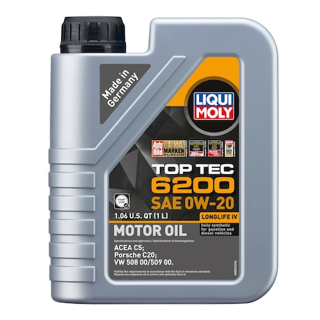 Liqui Moly Top Tec 6200 0W-20, 1 Liter, 20236 20236
